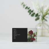 Decoratief Floral Visitekaartje (Staand voorkant)