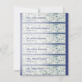 Decoratief Foliage Feestelijk Kerstdiner Kaart (Voorkant)