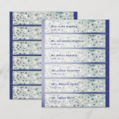 Decoratief Foliage Feestelijk Kerstdiner Kaart (Voorkant / Achterkant)