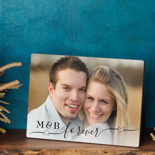 Decoratief Forever Monogram 5 x 7 Foto Fotoplaat