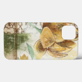 Decoratief fresco-ontwerp met Wereldbol ventilator Case-Mate iPhone Case (Achterkant (horizontaal))
