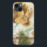 Decoratief Fresco-ontwerp met Wereldbol-ventilator iPhone 13 Hoesje<br><div class="desc">Dit decoratieve fresco-ontwerp van Megan Meagher heeft een bloem van het wereldbol. Een abstracte achtergrond omringt de bloem,  waardoor een surrealistisch beeld ontstaat dat contrasteert met de realistische bloem.</div>