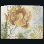 Decoratief fresco-ontwerp met Wereldbol ventilator iPad Cover<br><div class="desc">Dit decoratieve fresco-ontwerp van Megan Meagher heeft een wereldbol bloem. Een abstracte achtergrond omringt de bloem,  waardoor een surrealistisch beeld ontstaat dat contrasteert met de realistische bloem.</div>