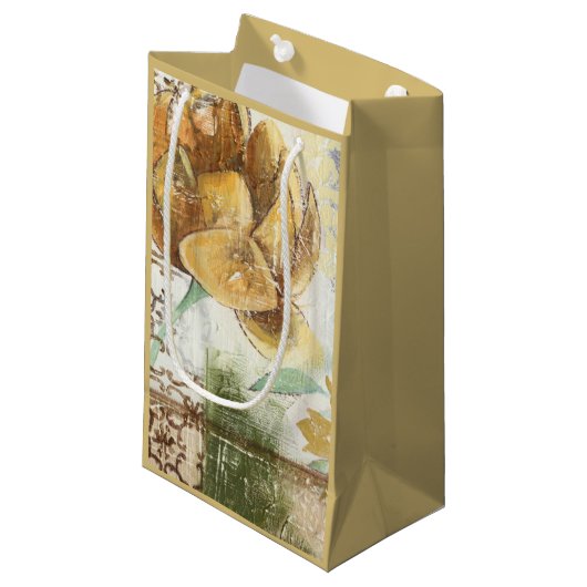 Decoratief fresco-ontwerp met Wereldbol ventilator Klein Cadeauzakje (Voorkant Gekanteld)