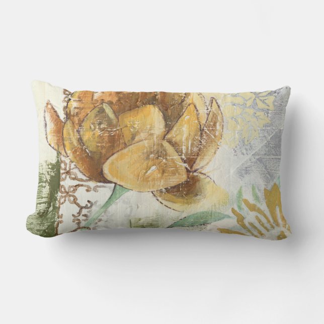 Decoratief fresco-ontwerp met Wereldbol ventilator Kussen (Voorkant)