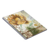 Decoratief fresco-ontwerp met Wereldbol ventilator Notitieboek (Rechterzijde)