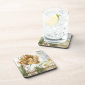 Decoratief fresco-ontwerp met Wereldbol ventilator Onderzetter (Rechterzijde)