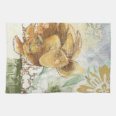 Decoratief fresco-ontwerp met Wereldbol ventilator Theedoek (Horizontaal)