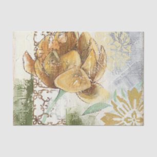 Decoratief fresco-ontwerp met Wereldbol ventilator Tissuepapier