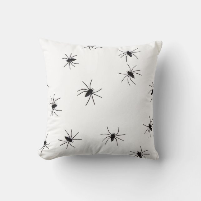 Decoratief Funny Spooky Spiders Halloween Seamless Kussen (Voorkant)