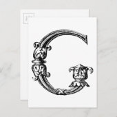 DECORATIEF G BRIEFKAART (Voorkant / Achterkant)
