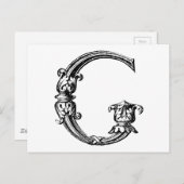 DECORATIEF G BRIEFKAART (Voorkant / Achterkant)