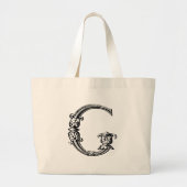 DECORATIEF G GROTE TOTE BAG (Voorkant)