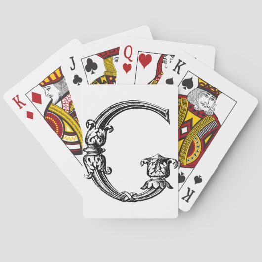 DECORATIEF G POKERKAARTEN (Achterkant)