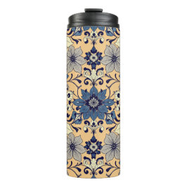  decoratief gebladerte ontwerp thermosbeker