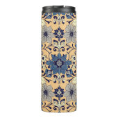 decoratief gebladerte ontwerp thermosbeker (Achterkant)