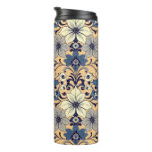 decoratief gebladerte ontwerp thermosbeker (Geroteerd rechts)