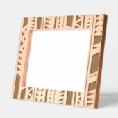 Decoratief gegraveerd tribal print patroon (Links)