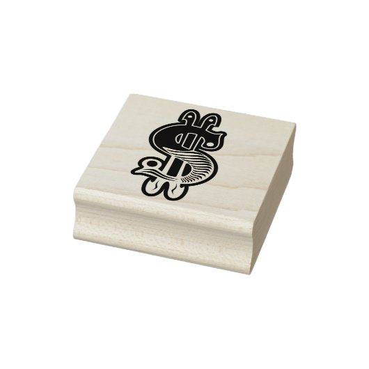 Decoratief Geldsymbool Rubberstempel (Stempel)
