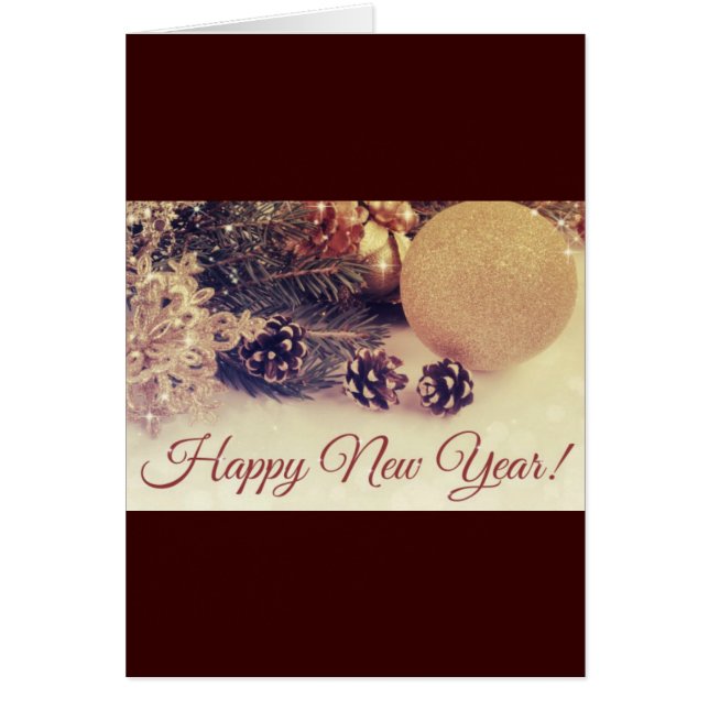 Decoratief Gelukkig Nieuwjaar (Voorkant)