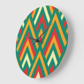 Decoratief Geometrisch: Abstract Naadloos. Grote Klok (Hoek)