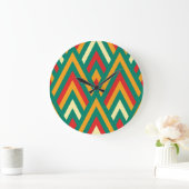 Decoratief Geometrisch: Abstract Naadloos. Grote Klok (Huis)