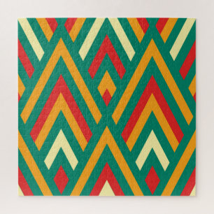 Decoratief Geometrisch: Abstract Naadloos. Legpuzzel