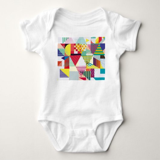 Decoratief geometrisch, abstract naadloos patroon. romper (Voorkant)