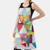 Decoratief geometrisch, abstract naadloos patroon. schort (Insitu)