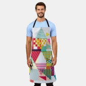Decoratief geometrisch, abstract naadloos patroon. schort (Gedragen)