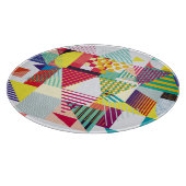 Decoratief geometrisch, abstract naadloos patroon. snijplank (Hoek)