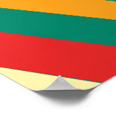 Decoratief Geometrisch: Abstract Naadloos. Poster (Hoek)