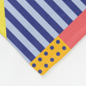 Decoratief geometrisch:  Abstract patroon. Fleece Deken (Hoek)