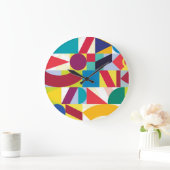 Decoratief geometrisch Abstract patroon Grote Klok (Huis)