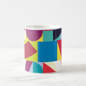 Decoratief geometrisch Abstract patroon Koffiemok (Center)