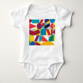 Decoratief geometrisch Abstract patroon Romper (Voorkant)