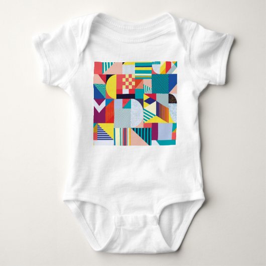 Decoratief geometrisch:  Abstract patroon. Romper (Voorkant)