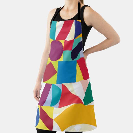 Decoratief geometrisch Abstract  patroon Schort (Insitu)