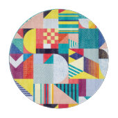 Decoratief geometrisch:  Abstract patroon. Snijplank (Voorkant)