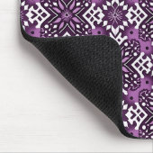 Decoratief geometrisch bloemenpatroon muismat (Hoek)