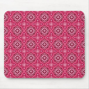 Decoratief geometrisch bloemenpatroon muismat