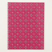 Decoratief geometrisch bloemenpatroon planner (Voorkant)