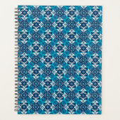 Decoratief geometrisch bloemenpatroon planner (Voorkant)