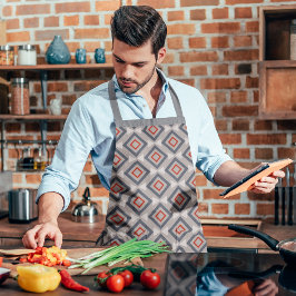 Decoratief geometrisch schort