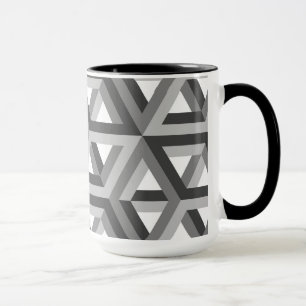 Decoratief geometrisch tegelpatroon #10 mok
