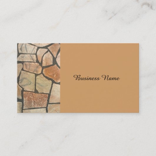Decoratief gestone Paving Kijk Visitekaartje (Voorkant)