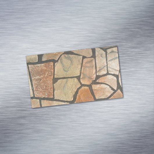 Decoratief gestone Paving Kijk Visitekaartje Magneet (Voorbeeld)