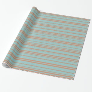 Decoratief gestreept vintage  cadeaupapier