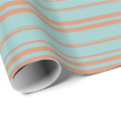 Decoratief gestreept vintage  cadeaupapier (Rol Hoek)
