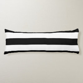 Decoratief Gestreept Zwart & Wit Streepjespatroon Lichaamskussen